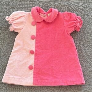 T.B.B.C. The Beaufort Bonnet Company Corduroy Colorblock Button Back Dress 18m